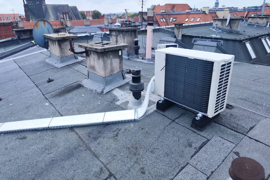 Realizacja Adapia Energy: Agregat Panasonic na dachu, Poznań