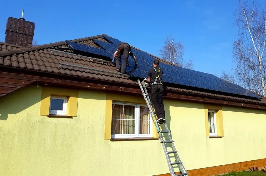Instalacja fotowoltaiczna, dom jednorodzinny na Dolnym Śląsku