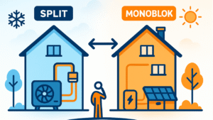 Pompy Ciepła Split czy Monoblok