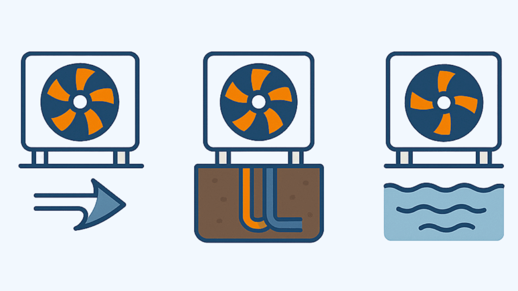 Pompy ciepła rodzaje